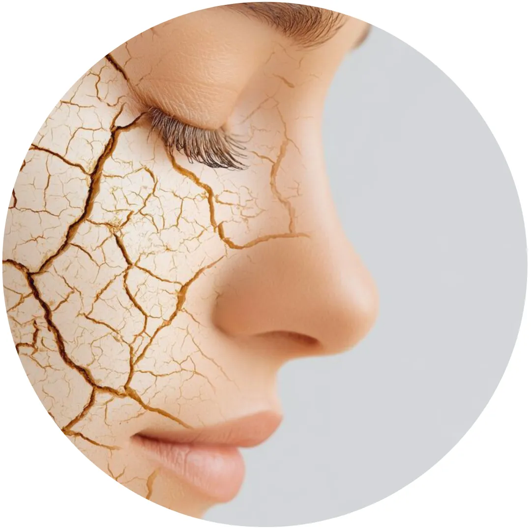 جفاف البشرة